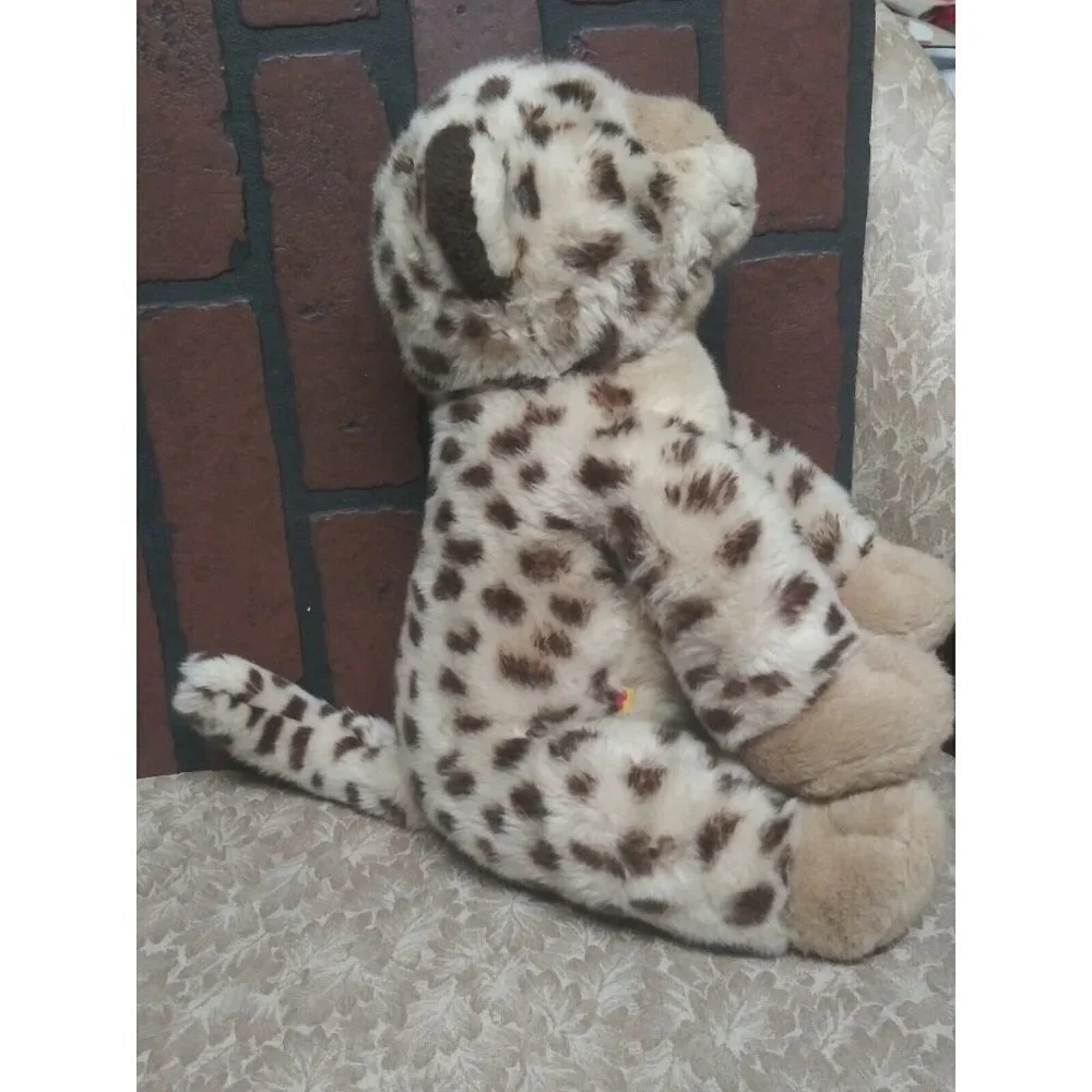 Build a Bear Baby Panther Leopard Gold Eyes Rare Plush Stuffed Cheetah 2010